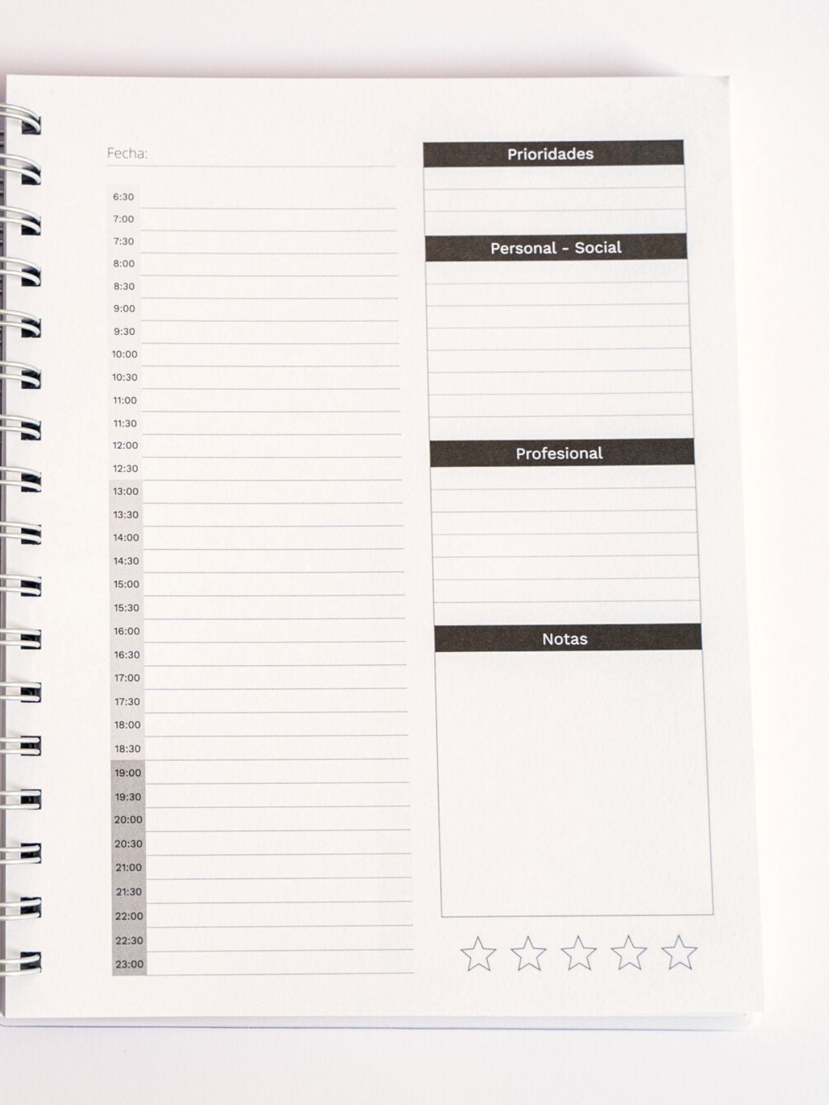 Vision Board Planner - Sin Fechas Diario