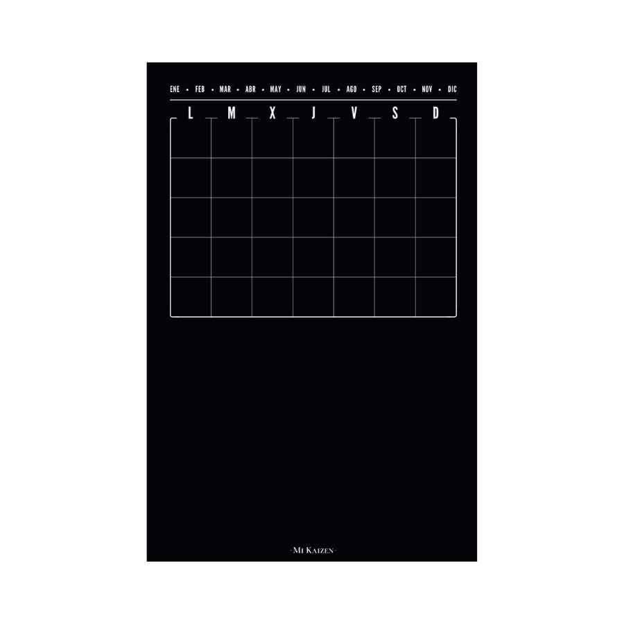 Zen Mensual Vertical - Mi Kaizen