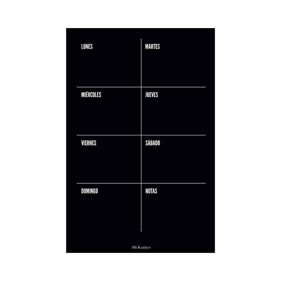 Zen Semanal Vertical - Mi Kaizen